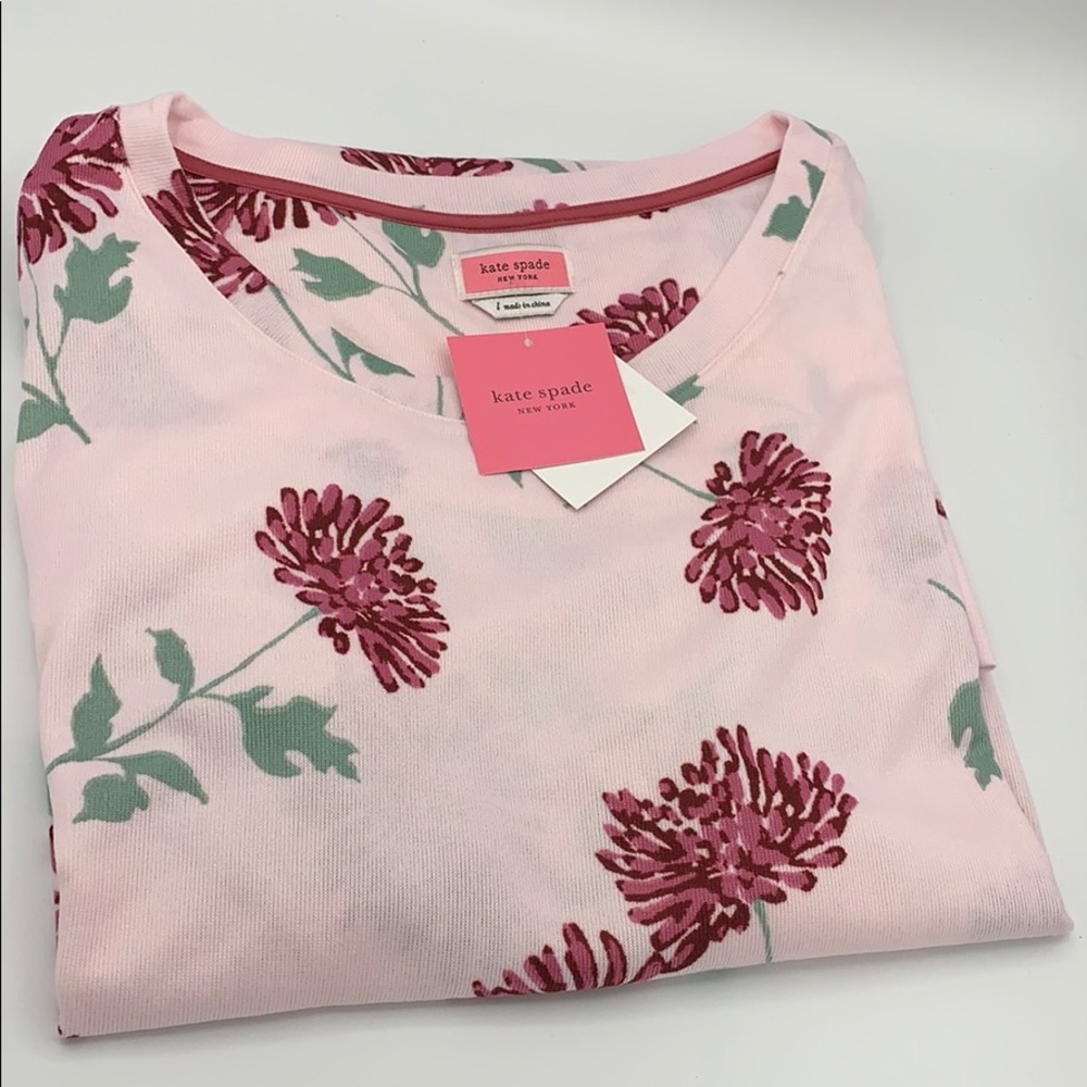 Kate Spade Blooming Floral Night Shirt - Picture 2 of 4